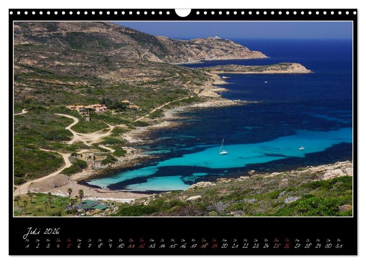 Produktbild: Korsika - Insel rauer Sch&ouml;nheit (Wandkalender 2026 DIN A3 quer), CALVENDO Monatskalender