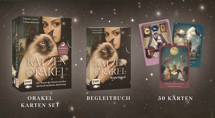 Produktbild: Orakel-Kartenset: Katzen-Orakel
