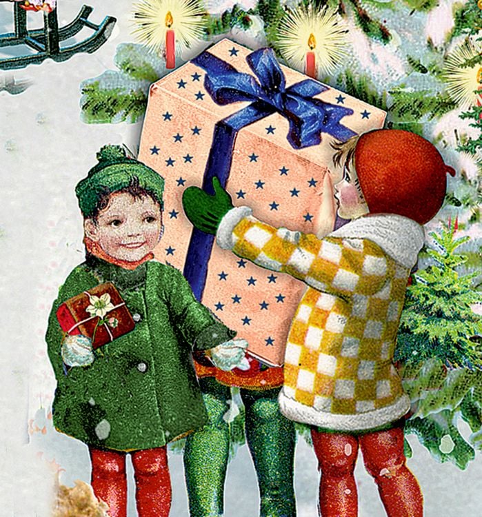 Produktbild: A3-Wand-Adventskalender &ndash; Nostalgischer Weihnachtsmarkt