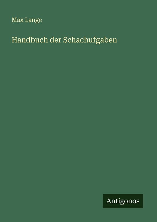 Produktbild: Handbuch der Schachufgaben