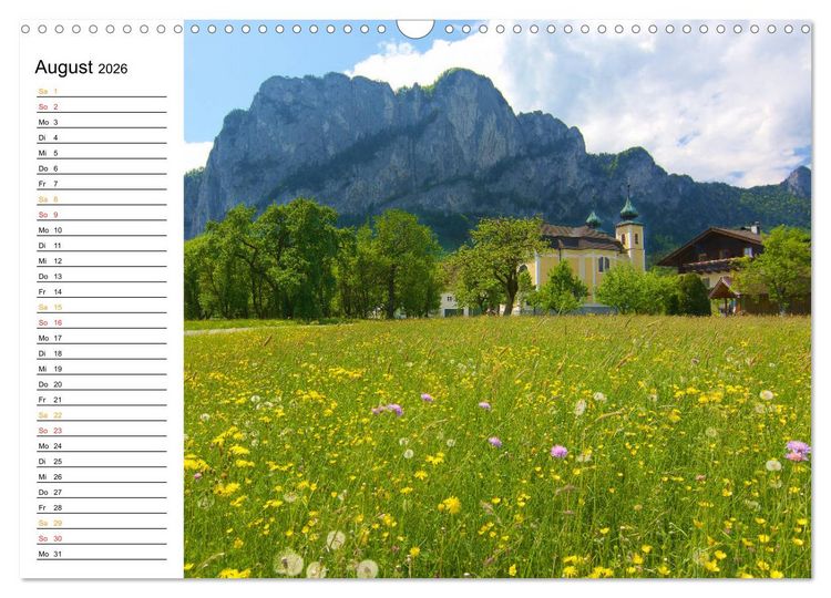 Produktbild: Traumhafter Mondsee (Wandkalender 2026 DIN A3 quer), CALVENDO Monatskalender