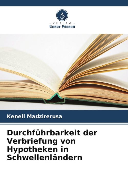Produktbild: Durchf&uuml;hrbarkeit der Verbriefung von Hypotheken in Schwellenl&auml;ndern