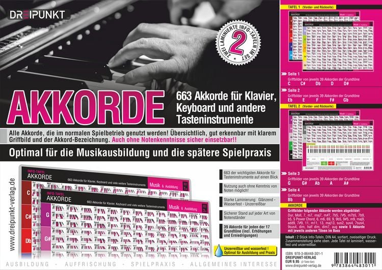 Produktbild: Info-Tafel-Set Akkorde