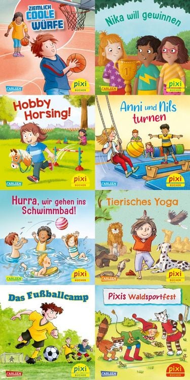 Produktbild: Pixi-8er-Set 305: Sport macht Spa&szlig; mit Pixi (8x1 Exemplar)