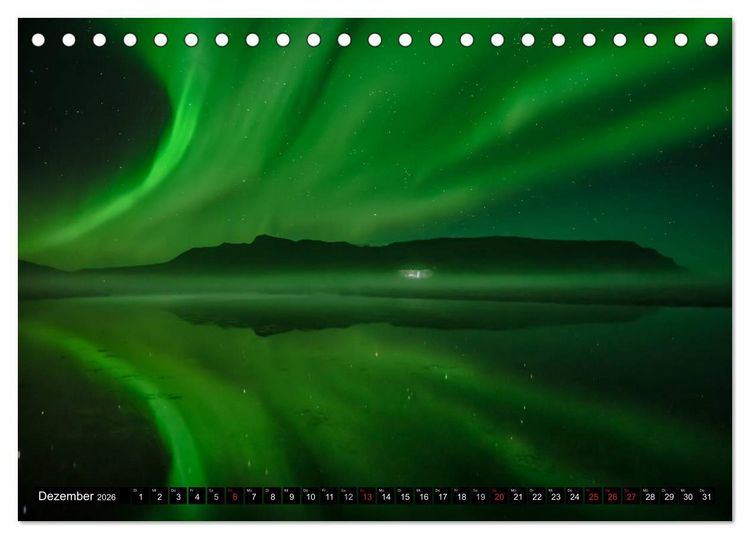 Produktbild: Faszination Licht am Polarkreis (Tischkalender 2026 DIN A5 quer), CALVENDO Monatskalender