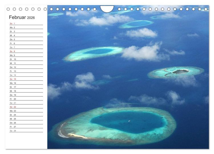 Produktbild: Malediven (Wandkalender 2026 DIN A4 quer), CALVENDO Monatskalender