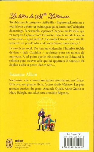 Produktbild: La lettre de Mlle Lattimore