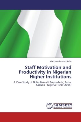 Produktbild: Bello, M: Staff Motivation and Productivity in Nigerian High