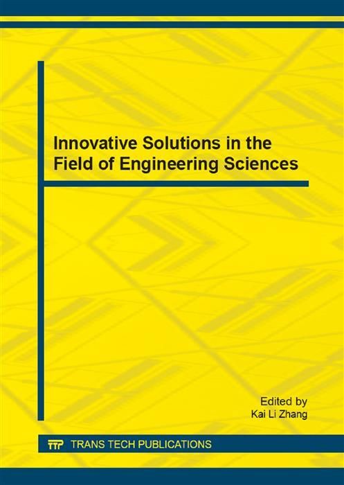 Produktbild: Innovative Solutions in the Field of Engineering Sciences