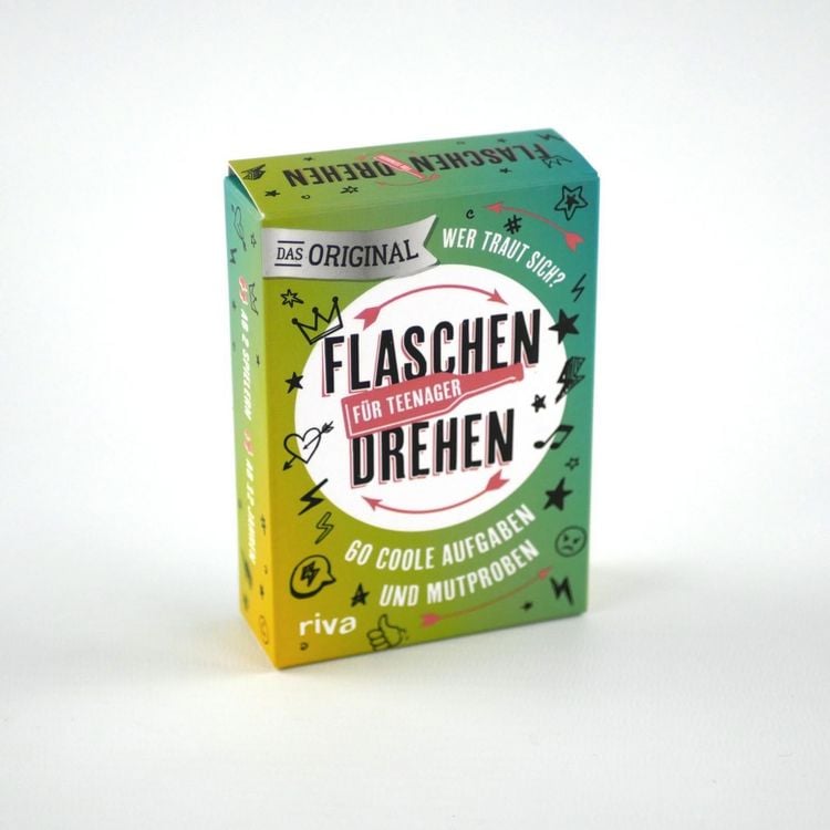 Produktbild: Flaschendrehen - F&uuml;r Teenager: 60 coole Aufgaben und Mutproben