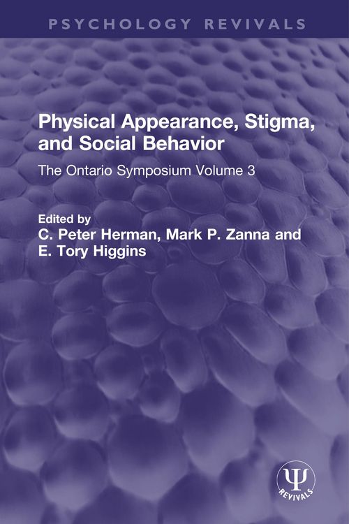 Produktbild: Physical Appearance, Stigma, and Social Behavior