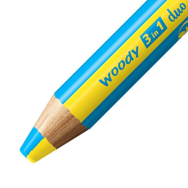 Produktbild: STABILO Buntstifte woody 3in1 duo 5er Set mit Spitzer