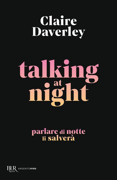 Produktbild: Talking at night. Ediz. italiana