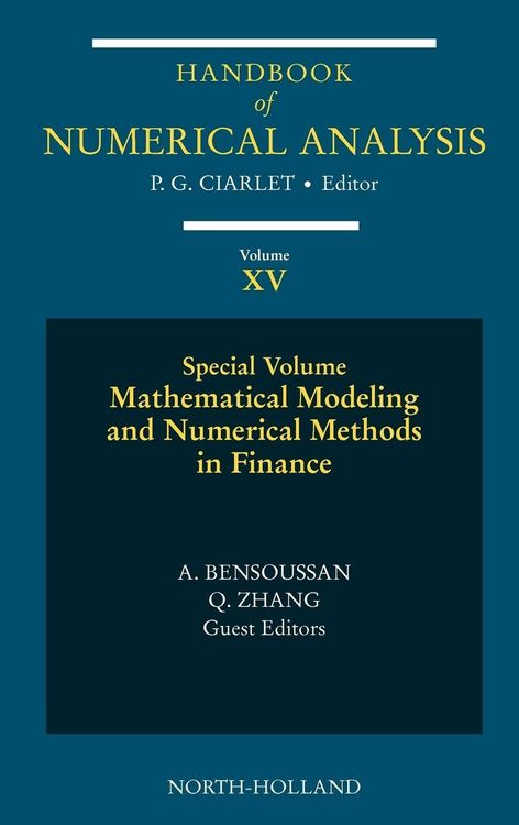 Produktbild: Mathematical Modeling and Numerical Methods in Finance