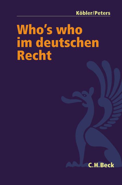 Produktbild: Who's who im deutschen Recht