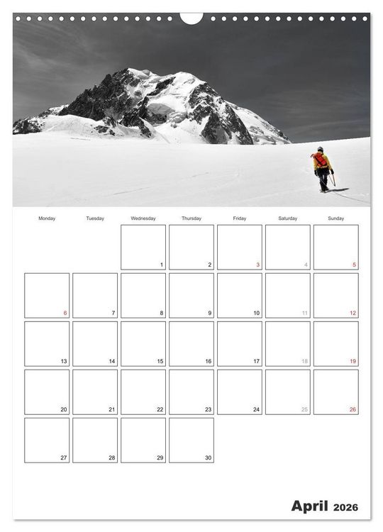 Produktbild: EXPLORING ALPS (Wall Calendar 2026 DIN A3 portrait), CALVENDO 12 Month Wall Calendar