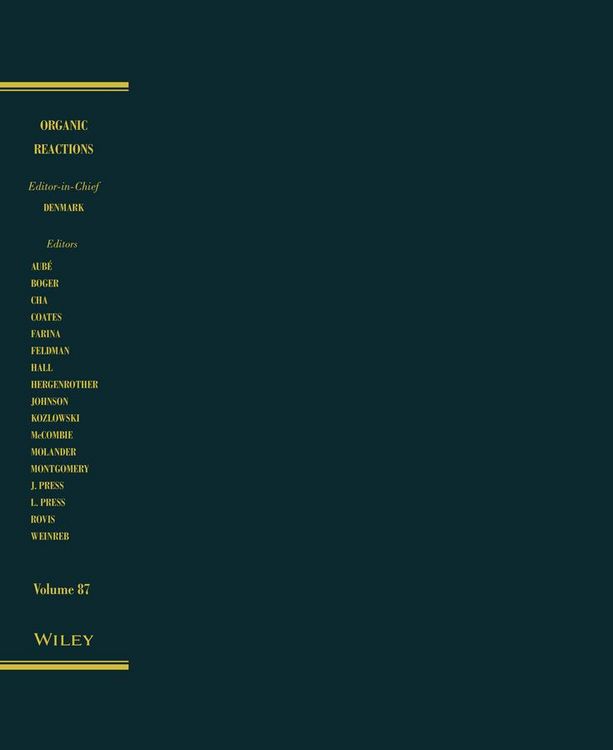 Produktbild: Organic Reactions, Volume 87