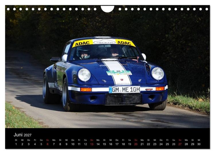 Produktbild: Bergrennen und Rallye im Porsche (Wandkalender 2027 DIN A4 quer), CALVENDO Monatskalender