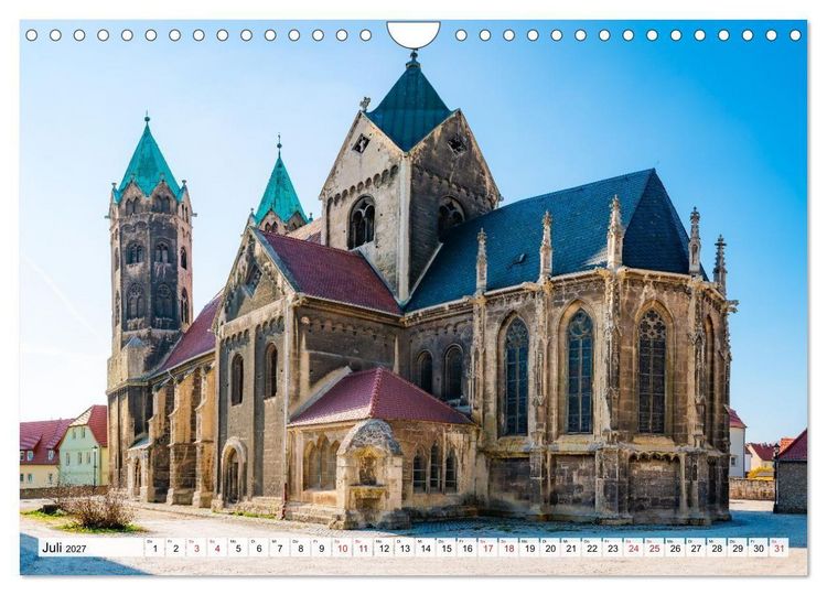 Produktbild: Willkommen im Burgenlandkreis (Wandkalender 2027 DIN A4 quer), CALVENDO Monatskalender