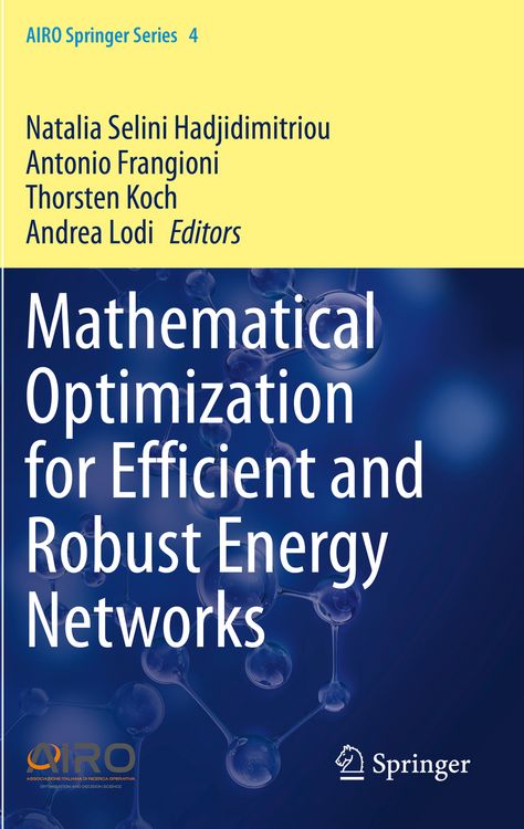 Produktbild: Mathematical Optimization for Efficient and Robust Energy Networks