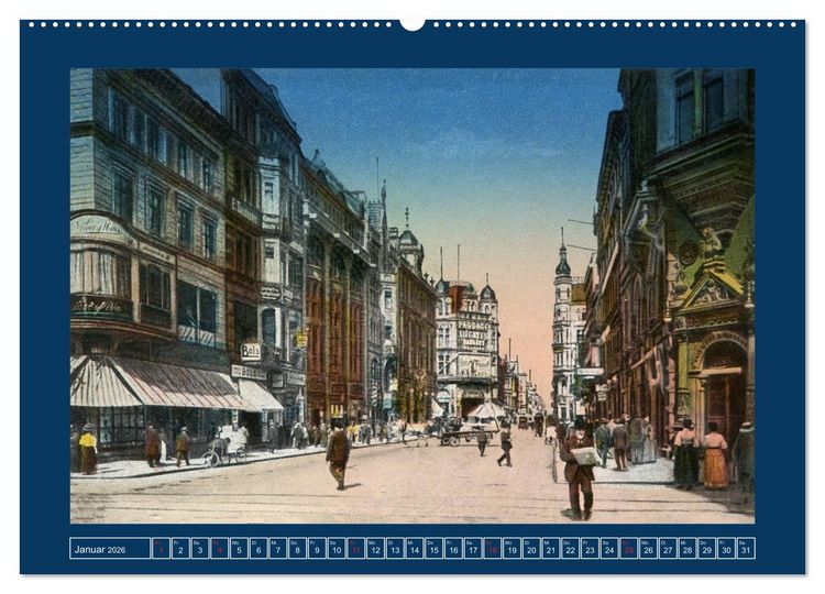 Produktbild: Historisches Berlin von 1888 bis 1918 (hochwertiger Premium Wandkalender 2026 DIN A2 quer), Kunstdruck in Hochglanz