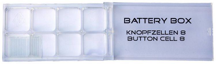 Produktbild: Baybox Buttoncell 8 Knopfzellenbox x