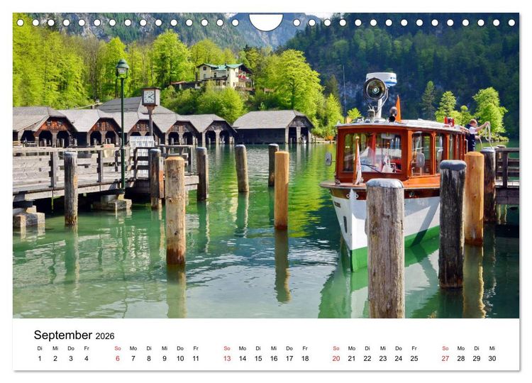 Produktbild: Im Land des K&ouml;nigssees (Wandkalender 2026 DIN A4 quer), CALVENDO Monatskalender
