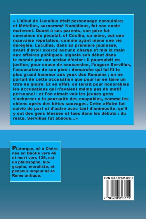 Produktbild: Vie de Lucullus