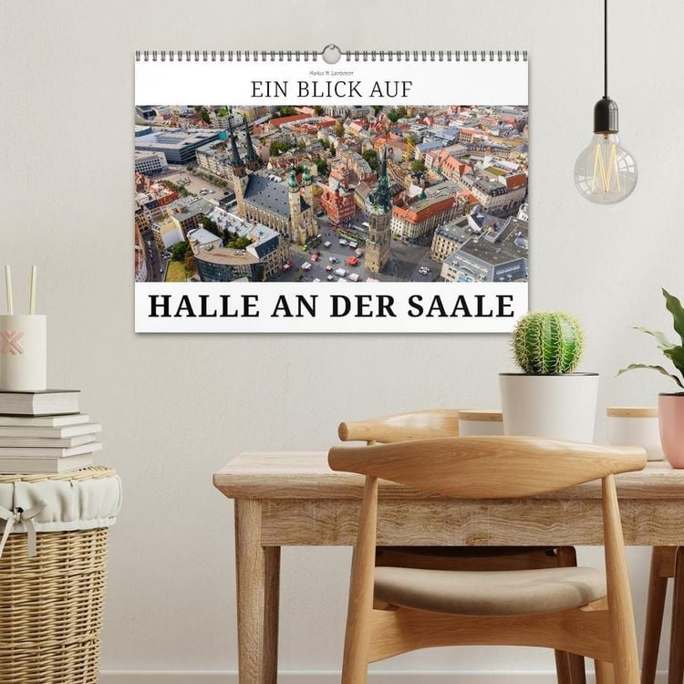 Produktbild: Ein Blick auf Halle an der Saale (Wandkalender 2027 DIN A3 quer), CALVENDO Monatskalender