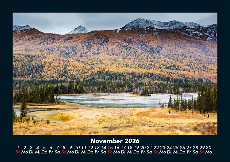 Produktbild: Landschaftskalender 2026 Fotokalender DIN A5
