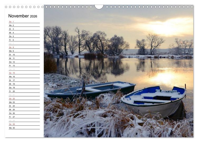 Produktbild: Die Jahreszeiten im Havelland (Wandkalender 2026 DIN A3 quer), CALVENDO Monatskalender