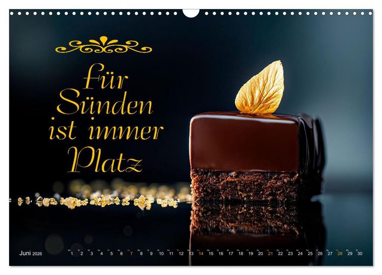 Produktbild: Dessert - Liebe auf den ersten Biss (Wandkalender 2026 DIN A3 quer), CALVENDO Monatskalender