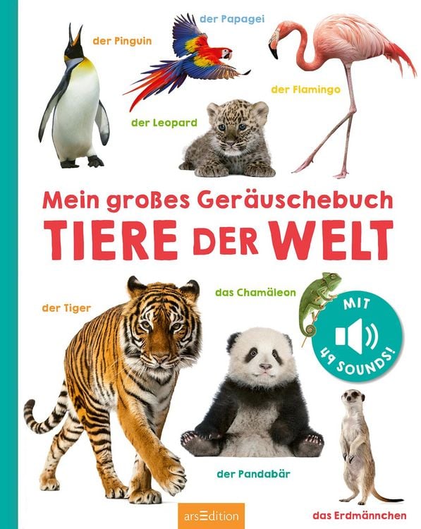 Produktbild: Mein gro&szlig;es Ger&auml;uschebuch &ndash; Tiere der Welt