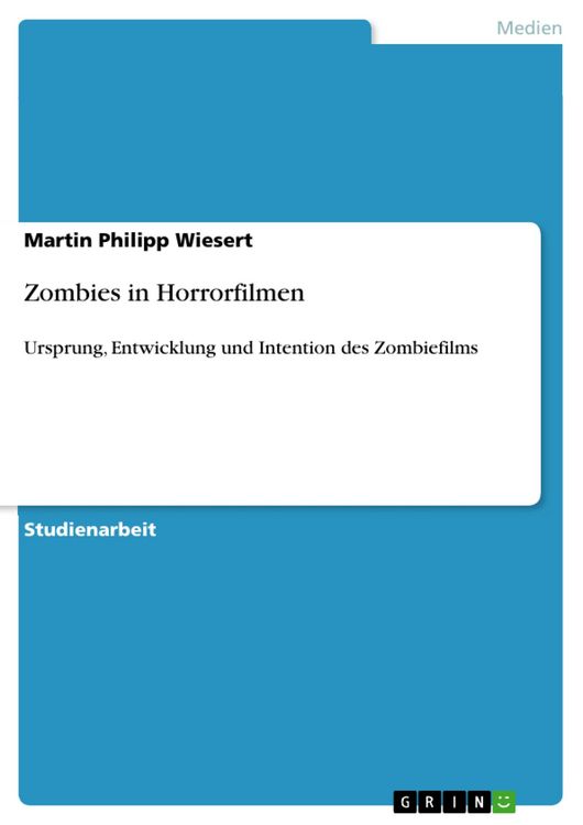 Produktbild: Zombies in Horrorfilmen