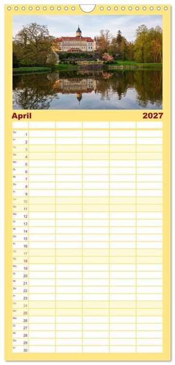 Produktbild: Familienplaner 2027 - Schl&ouml;sser und G&auml;rten in Brandenburg mit 5 Spalten (Wandkalender, 21 x 45 cm) CALVENDO