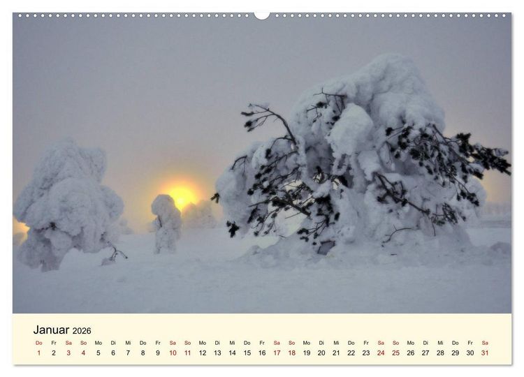 Produktbild: Lichtstimmungen des Nordens (Wandkalender 2026 DIN A2 quer), CALVENDO Monatskalender