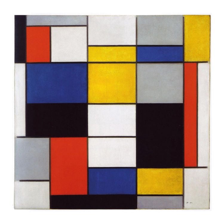Produktbild: PLUS PLUS - 350 Kreativ Bausteine Mondrian