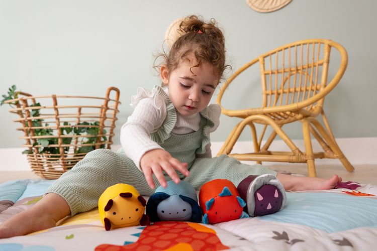 Produktbild: Dooballs - Set aus 4 Kuschelb&auml;llen -Dino Friends