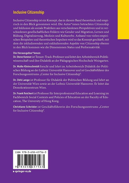Produktbild: Inclusive Citizenship