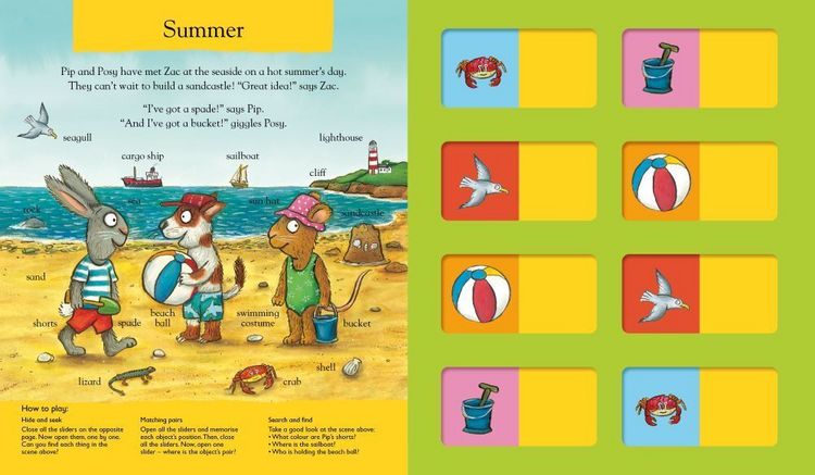 Produktbild: Pip and Posy: The Super Seasons (Memory Game Book)