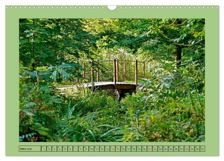Produktbild: Faszination Stadtpark Odense (Wandkalender 2026 DIN A3 quer), CALVENDO Monatskalender