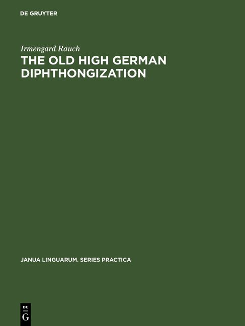 Produktbild: The old high German diphthongization