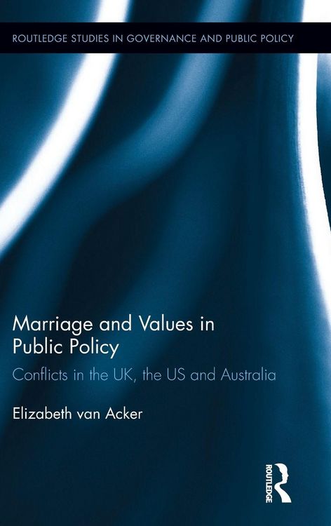 Produktbild: Marriage and Values in Public Policy