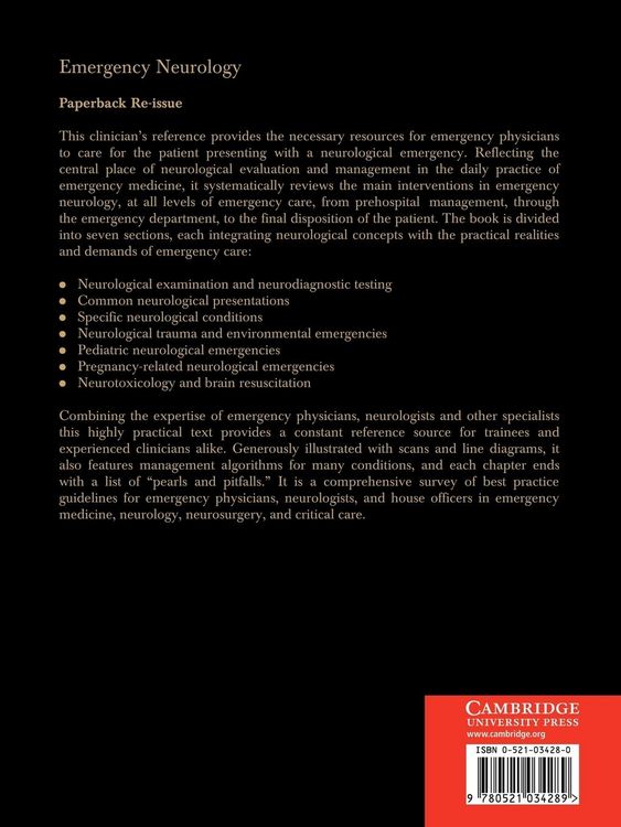 Produktbild: Emergency Neurology