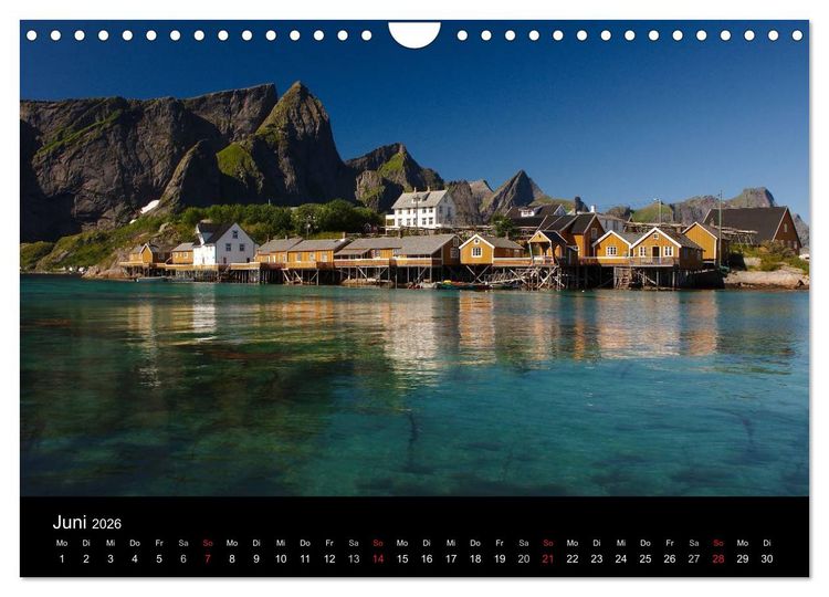 Produktbild: Lofoten (Wandkalender 2026 DIN A4 quer), CALVENDO Monatskalender
