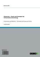 Produktbild: Slowenien - Stand und Konzepte der Infrastrukturentwicklung