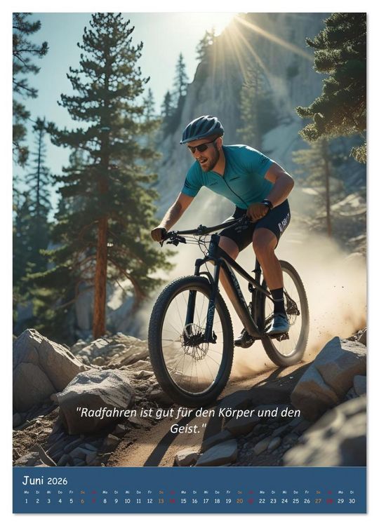 Produktbild: Leidenschaft Fahrrad (Wandkalender 2026 DIN A3 hoch), CALVENDO Monatskalender