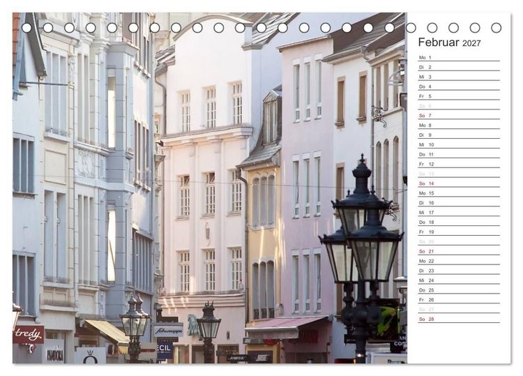 Produktbild: Zauberhaftes Bonn (Tischkalender 2027 DIN A5 quer), CALVENDO Monatskalender