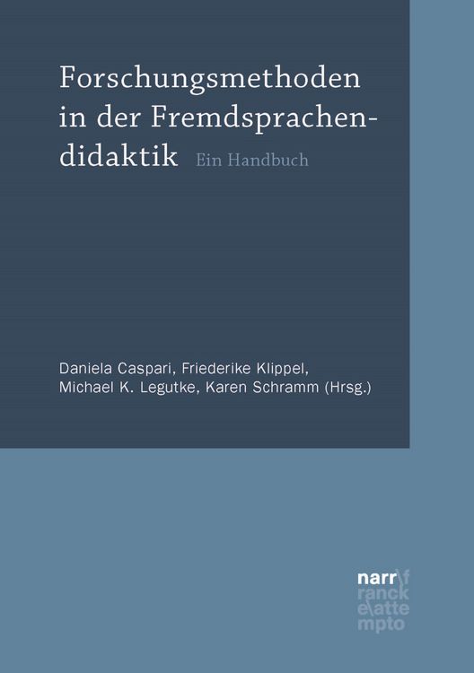 Produktbild: Forschungsmethoden in der Fremdsprachendidaktik