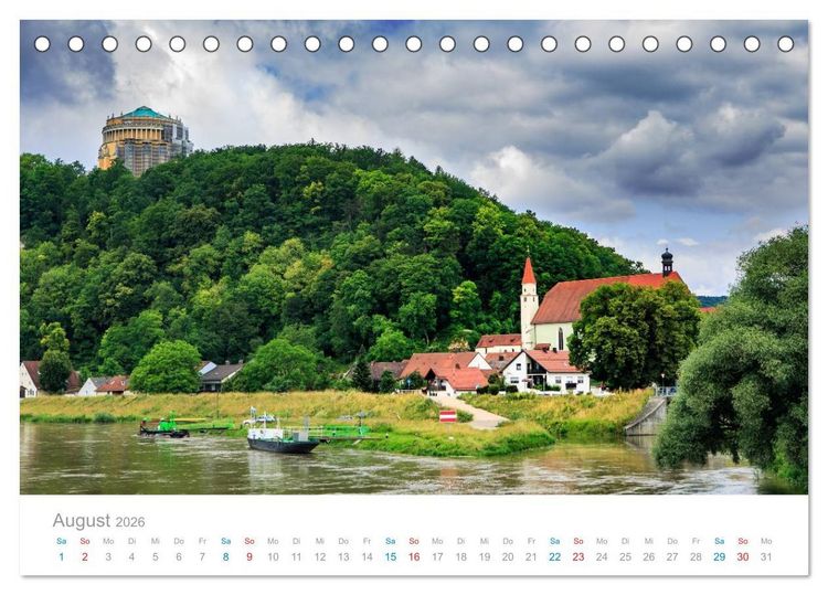Produktbild: Regensburg - Welterbestadt an der Donau (Tischkalender 2026 DIN A5 quer), CALVENDO Monatskalender